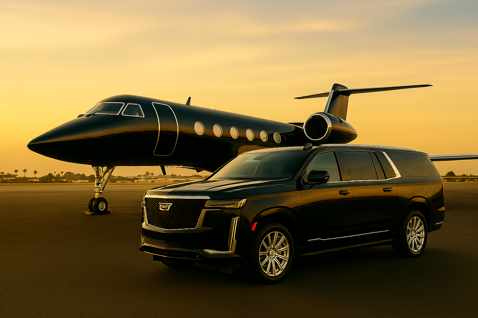 Home private jet cardillac